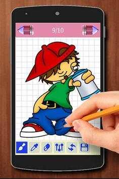 Learn to Draw Graffiti Characters screenshot 2