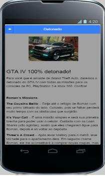 Cheats para Gta 4 screenshot 4