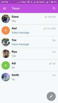 tenor Messenger screenshot 1