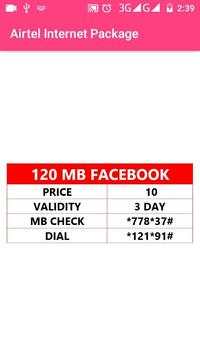 Airtel Internet Package screenshot 8