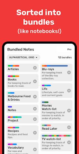 Bundled Notes - Lists, To-do screenshot 2