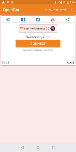OpenTun VPN - 100% Unlimited Free Fast VPN Client screenshot 1