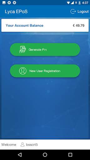 Lyca EPoS screenshot 2
