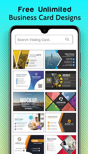 Business, Visiting Card Maker & Designer screenshot 2