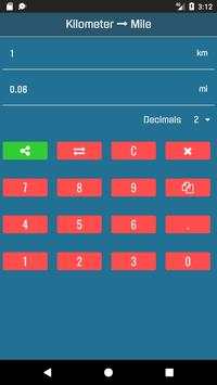 Miles to Kilometer Converter screenshot 3