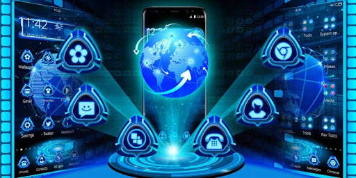 3D Tech Earth Theme Launcher screenshot 4