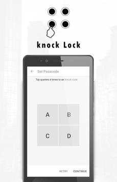 Knock Lock Screen screenshot 1