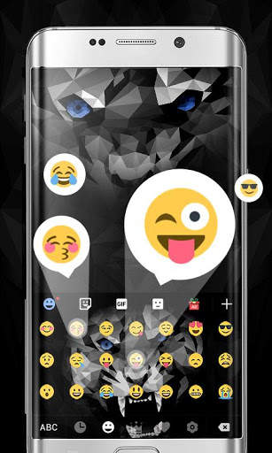 Polygon Panther GO Keyboard Theme screenshot 4