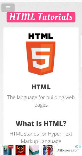 Html Tutorial Offline screenshot 3