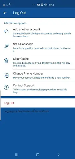 Pro Messager (API Telegram) screenshot 3