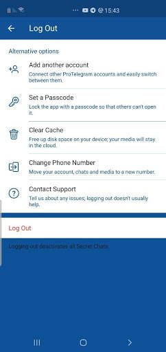 Pro Messager (API Telegram) screenshot 3