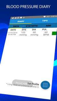 Blood Pressure Diary screenshot 1