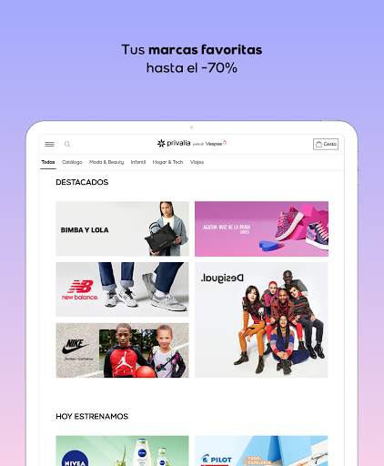 Privalia - Outlet de moda con ofertas de hasta 70% screenshot 6