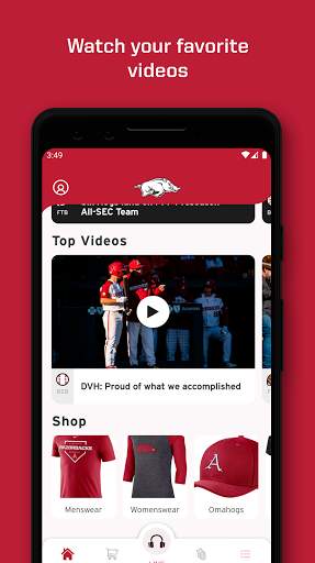 Arkansas Razorbacks screenshot 1