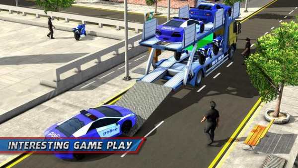Police Car Transporter Ship screenshot 6