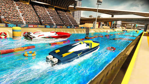 Water Boot Speed ​​Racing Simulator screenshot 1