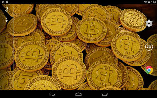 Bitcoins 3D Live Wallpaper स्क्रीनशॉट 4