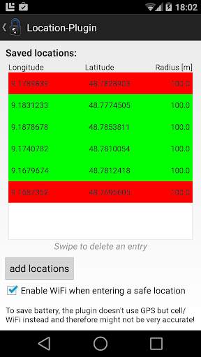 Delayed Lock Location Plugin 1 تصوير الشاشة