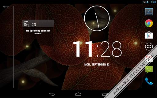 Tap Leaves Free Live Wallpaper screenshot 11