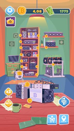 Bitcoin mining: idle simulator screenshot 2
