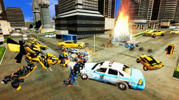 Super Mech Warrior Robot: Muscle Car Transformer screenshot 1