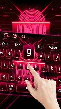 Black Red Fingerprint keyboard screenshot 2