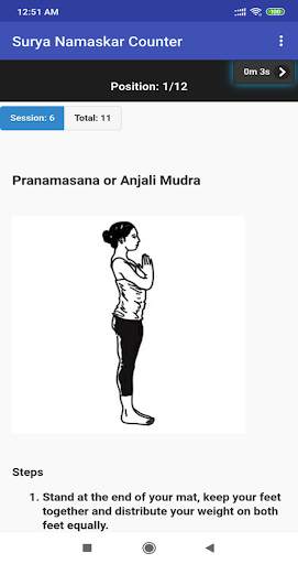 Surya Namaskar Counter screenshot 1