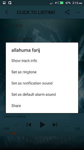 Top Islamic Ringtones 3 تصوير الشاشة