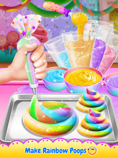 Unicorn Poop - Sweet Trendy Desserts Food Maker screenshot 2