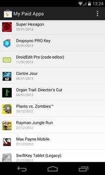 My Paid Apps screenshot 1