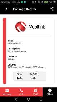 All Mobilink Packages screenshot 2
