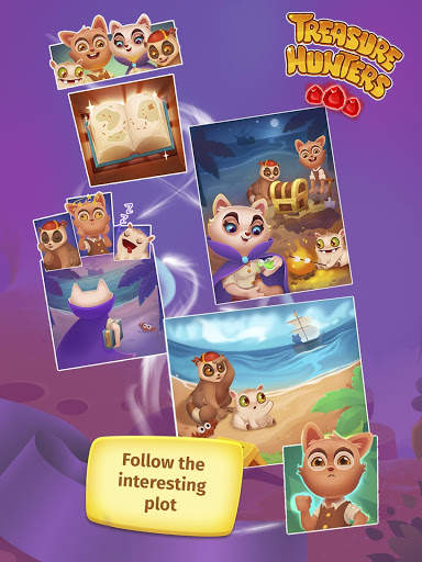 Treasure Hunters: free match3 gems screenshot 13