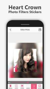 Heart Crown Photo Filters Stickers screenshot 7