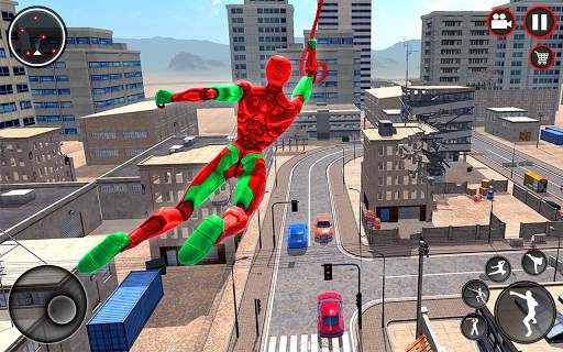 Mutant Spider Rope Hero : Flying Robot Hro Game screenshot 9
