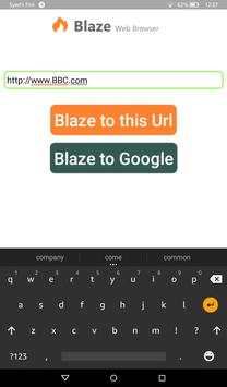 Blaze Web Browser screenshot 1