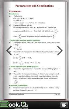 Permutations & Combinations Math Formula e-Book screenshot 3