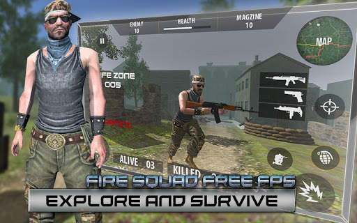 Fire Squad Battleground: FPS Free Shooting Games screenshot 2