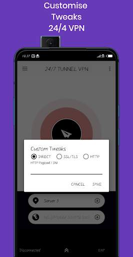 24/7 VPN lITE-FREE SSLT/HTTP/SSH TUNNEL VPN screenshot 3