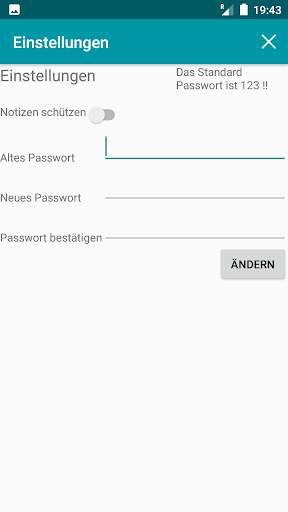 Notizen App Deutsch Passwort screenshot 4