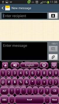 Dark Plum Keyboard screenshot 3