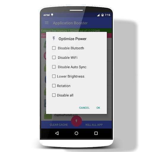Application Booster 3 تصوير الشاشة