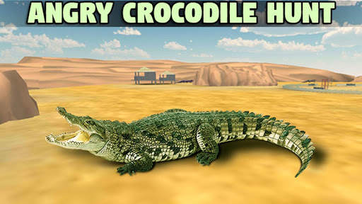 Angry Crocodile Hunt स्क्रीनशॉट 1