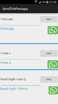 Message to Whatsapp screenshot 1