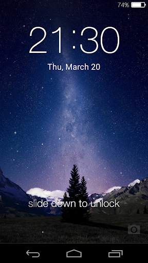 Stars live wallpaper locker screenshot 14