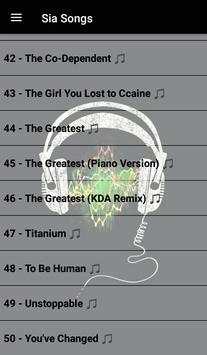 Sia - 2019 OFFLINE ( 50 SONGS ) 3 تصوير الشاشة