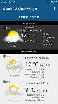 Weather & Clock Widget screenshot 2