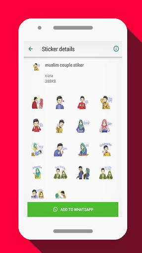 Stiker WA Cowok Muslim Keren screenshot 1