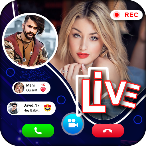 Private Video Chat With Girls : Random Video chat आइकन