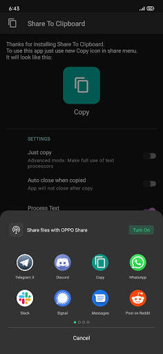 Share to Copy screenshot 1