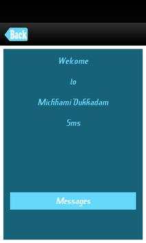 Michhami Dukkadam Messages screenshot 1